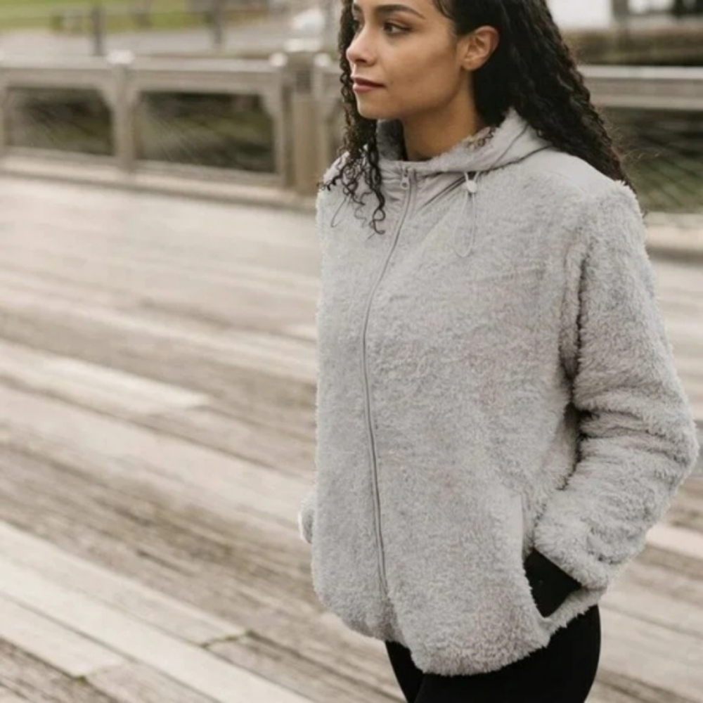 Zyia Active Sherpa Block Zipper (Storm)